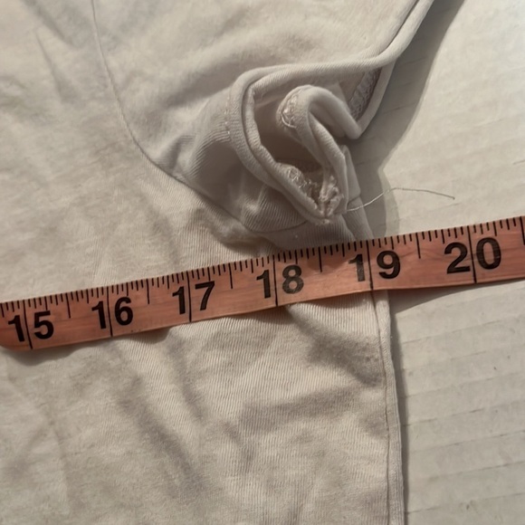 Blonde by Goldie Two Sleeves Classic Fit Crew Tee Sz 00 Blondie White - Picture 6 of 6